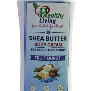 Healthy Living Shea Butter Body Cream – Fruit Burst, For Face, Hands & Body